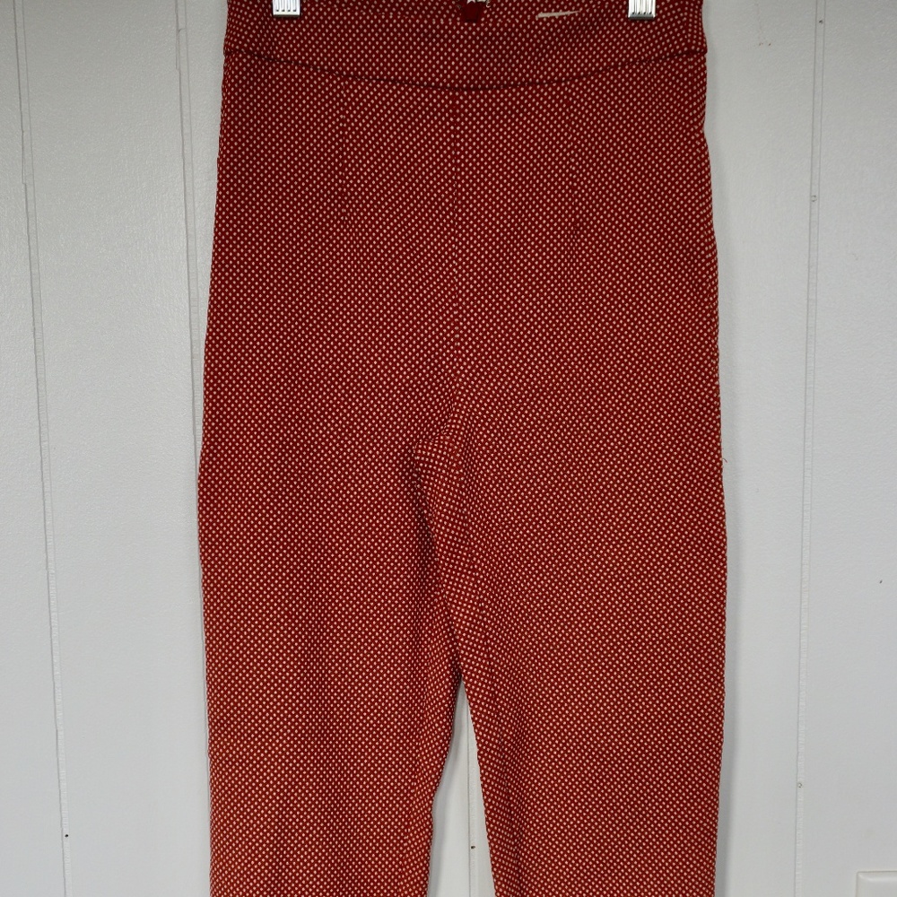 Urban Outfitter retro style red high waist pants